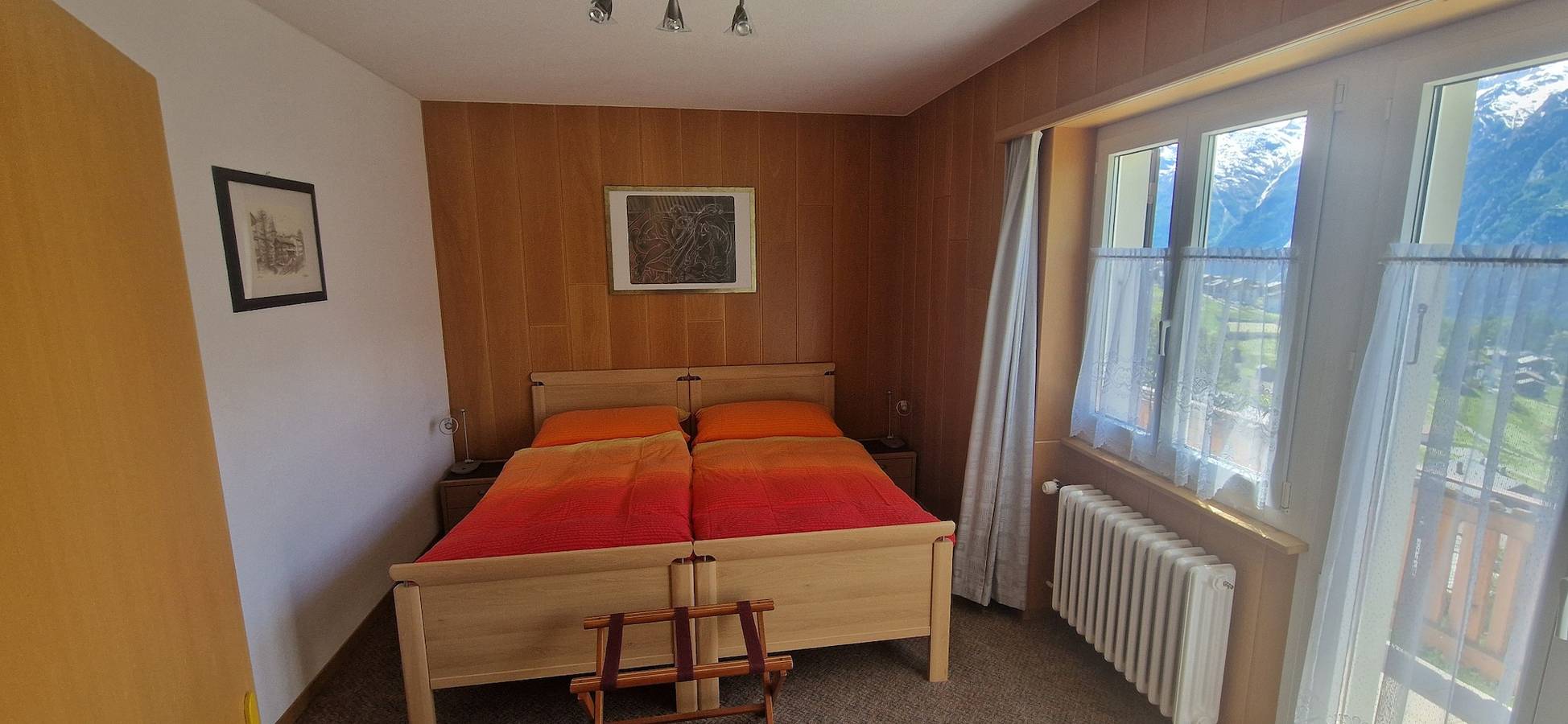 Apartamento vacacional entero, Birke - 2-Zimmer-Wohnung mit 2 Betten in Grächen, Alpes del Valais