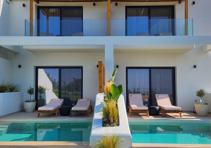 Ferienhaus für 2 Personen, mit Terrasse und Garten