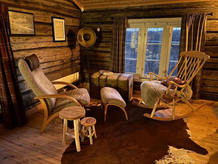 Lodge für 7 Personen, mit Balkon und Seeblick sowie Sauna und Ausblick in Finnmark - 4