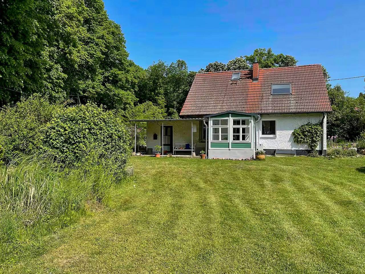 Haus zwischen Wald und Feldern in Brandenburg in Biesendahlshof, Casekow