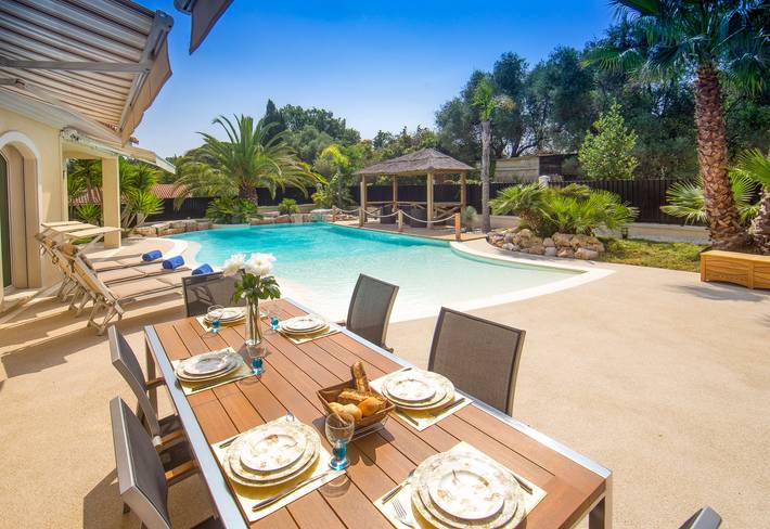 Villa per 8 persone, con giardino e terrazza a Antibes