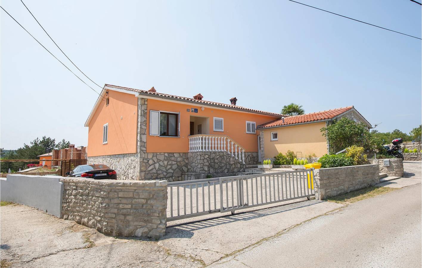 Dom dla 6 osób z taras in Vinez, Wschodnie Wybrzeże Istrii