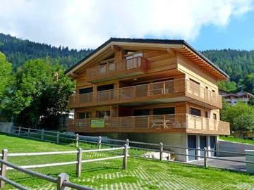 Gîte pour 4 personnes, avec balcon à Leytron
