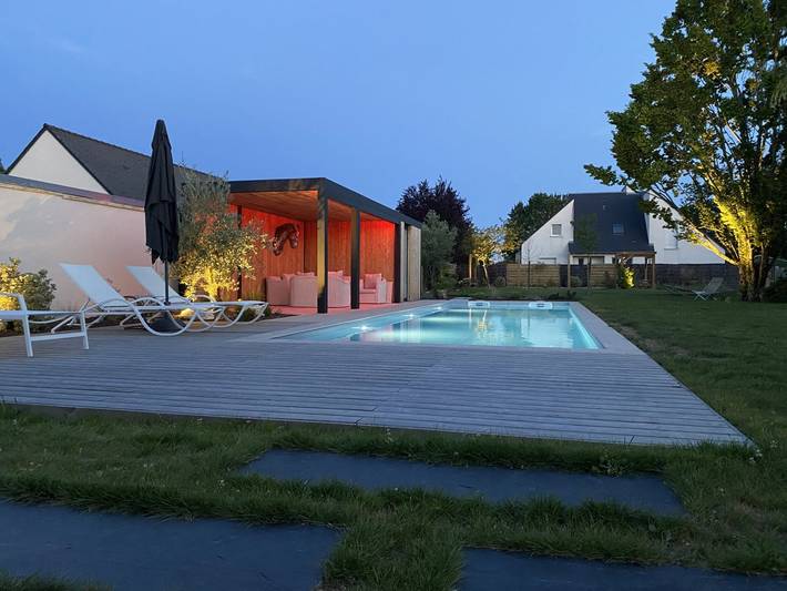 Gîte pour 2 personnes, avec jacuzzi et piscine à Larçay