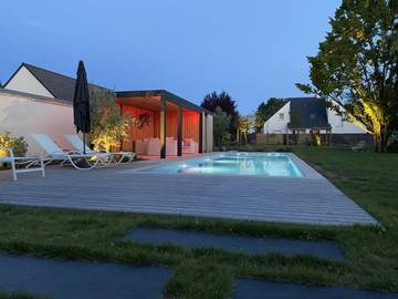 Studio pour 2 personnes, avec jacuzzi et piscine dans Centre-Val de Loire