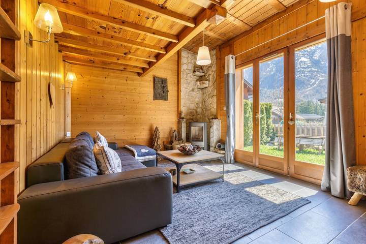Location de vacances pour 4 personnes, avec jardin dans Argentière