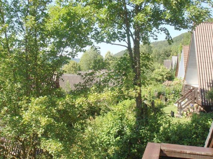 Ferienhaus für 5 Personen, mit Balkon und Terrasse sowie Garten und Ausblick im Altmühltal