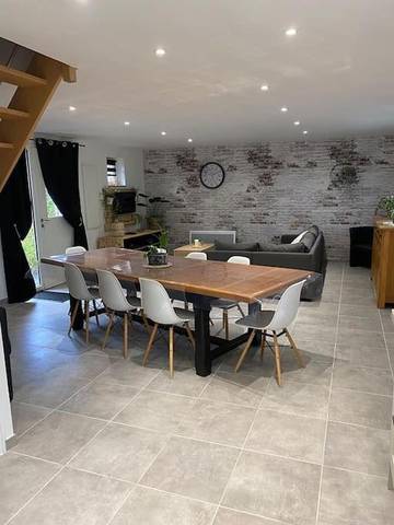 Gîte pour 9 personnes, avec jardin et vue sur le lac dans Blaringhem