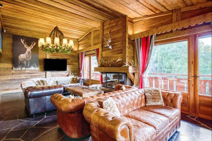 Location de vacances pour 12 personnes, avec balcon et jardin dans Office de Tourisme de Megeve - 3