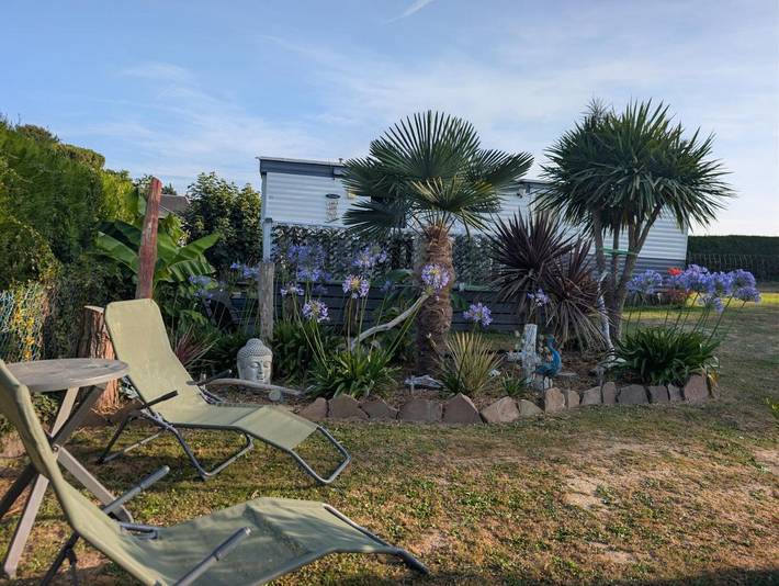 Camping pour 4 personnes, avec Terrasse ainsi que Jardin et Vue