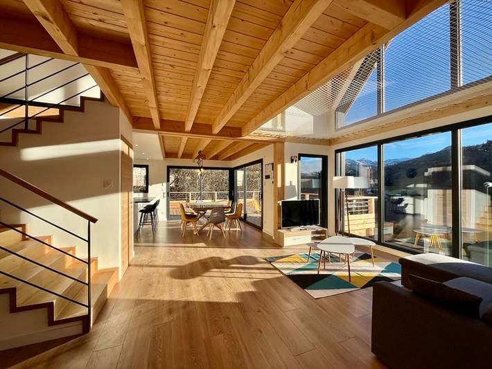 Chalet pour 8 personnes, avec terrasse à Mont-Dore - 2