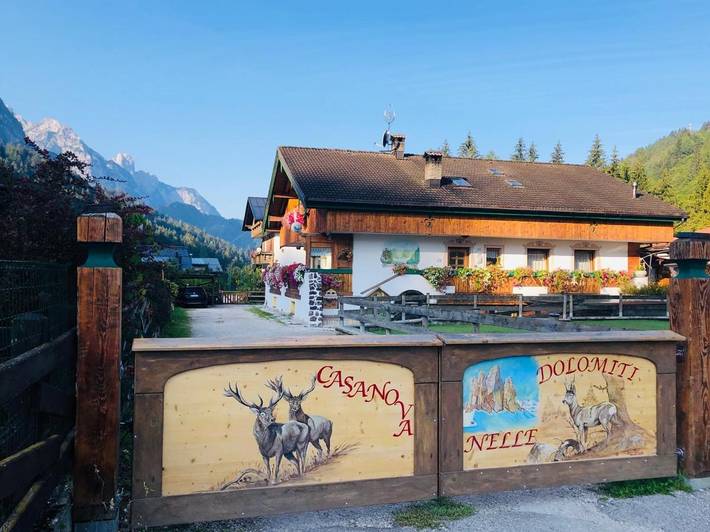 Gîte pour 6 personnes, avec Terrasse et Jardin ainsi que Sauna et Vue à Santo Stefano di Cadore