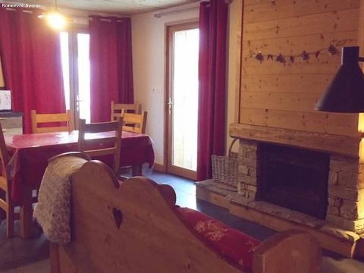 Hel lägenhet, Apartment 'Appartement La Moraine' with Mountain View in Bonneval-sur-Arc, Massif de la Vanoise