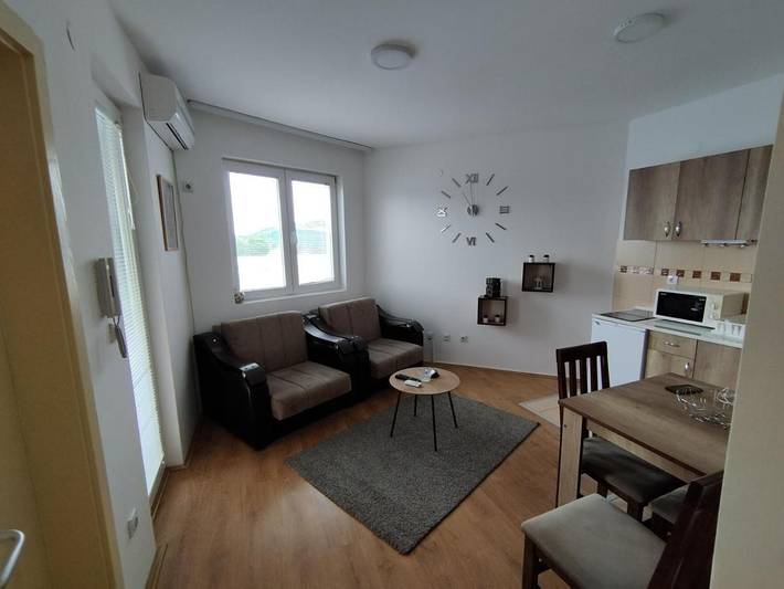 Appartement de vacances pour 4 personnes, avec Balcon et Terrasse ainsi que Piscine et Vue
