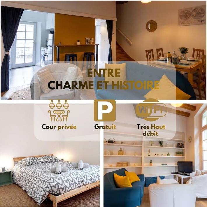 Location de vacances pour 6 personnes, avec jardin à Saumur