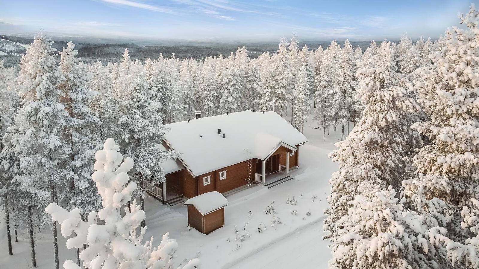 Charming Lapland Villa with Mountain Views and Private Sauna in Pyhä, Laponia
