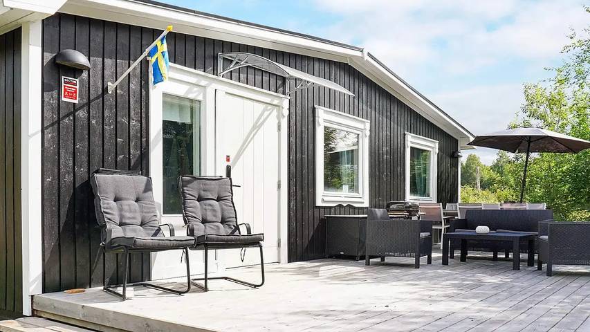 Ferienhaus für 7 Personen, mit Terrasse in Südschweden