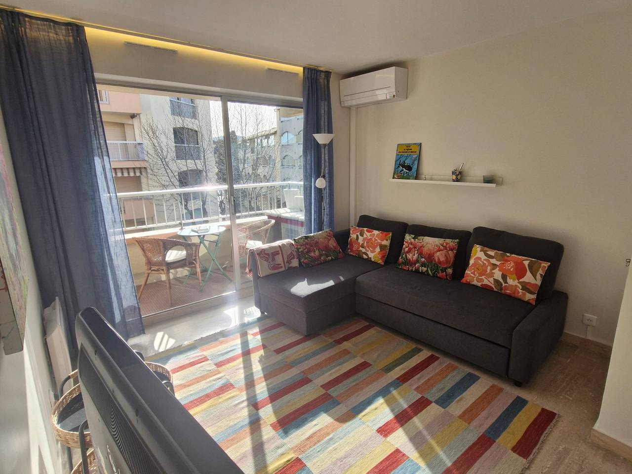 Ganze Wohnung, 2-Zimmer-Wohnung mit Garage im Zentrum, 50m vom Strand, Klimaanlage in Sainte-Maxime, Draguignan Region