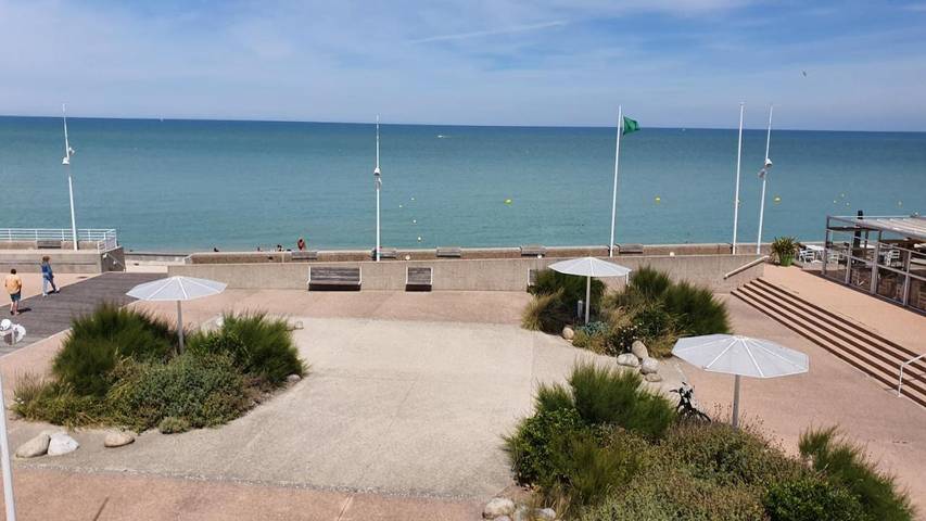 Location de vacances pour 4 personnes, avec Balcon ainsi que Terrasse et Vue à Saint-Valery-en-Caux