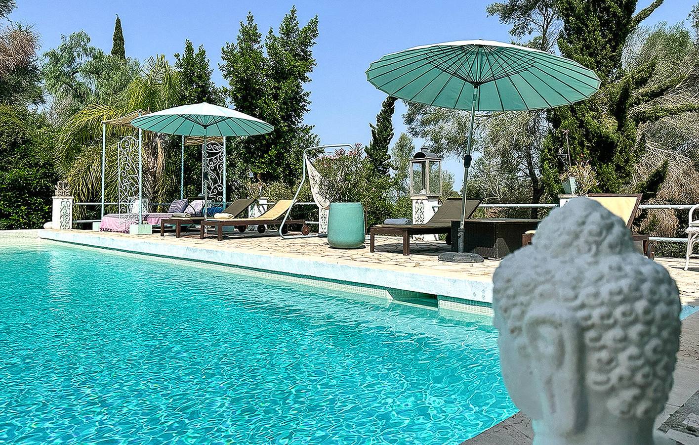 Appartement confortable avec piscine, cuisine et Wi-Fi près du restaurant Sa Font de Petra in Petra, Majorque l'intérieur des terres