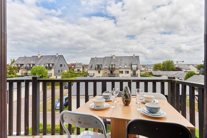 Appartement de vacances pour 4 personnes, avec Balcon à Cabourg