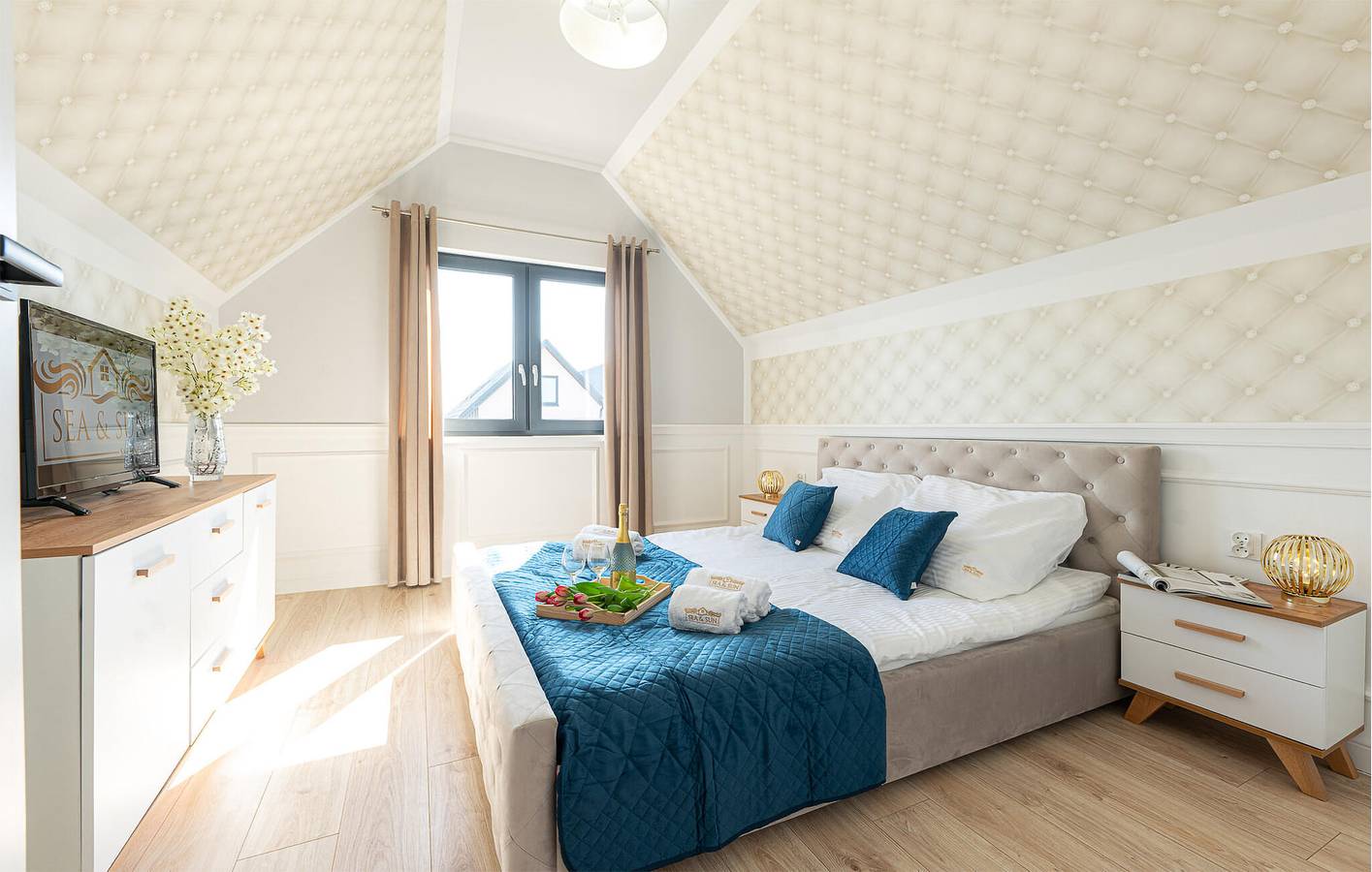 Ferienhaus für 4 Personen mit Terrasse in Sarbinowo, Powiat Koszaliński