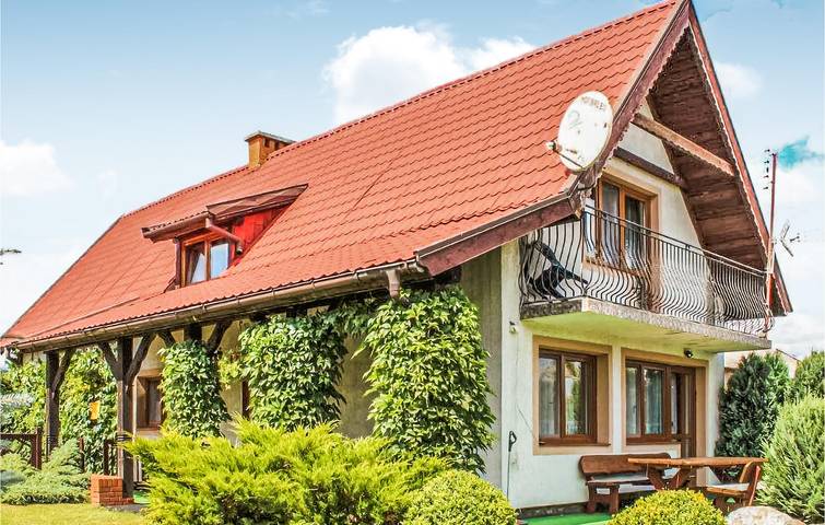 Ferienhaus für 6 Personen, mit Terrasse und Sauna in den Masuren