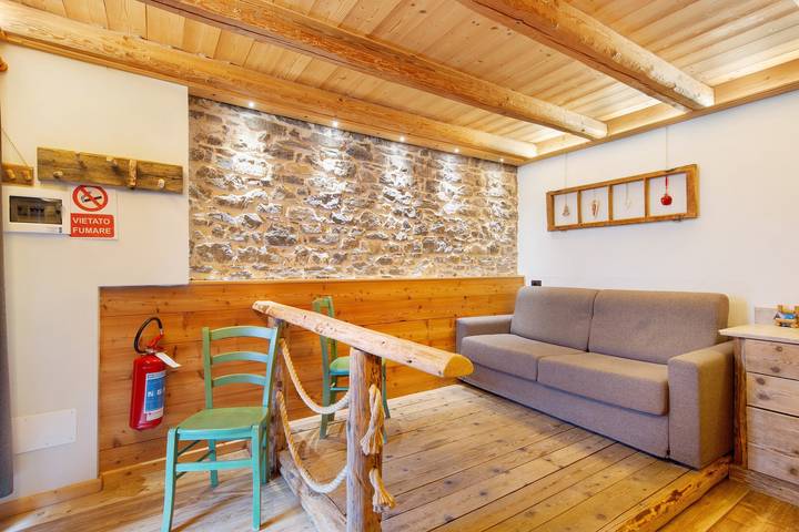 Ganze Wohnung, Ferienwohnung 'Veleza' mit Bergblick und Gemeinschaftsgarten in Auronzo di Cadore, Sextener Dolomiten