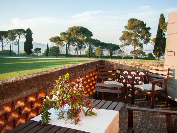 Vakantiewoning voor 5 personen, with Terras and Tuin as well as Zwembad and Uitzicht in Pesaro