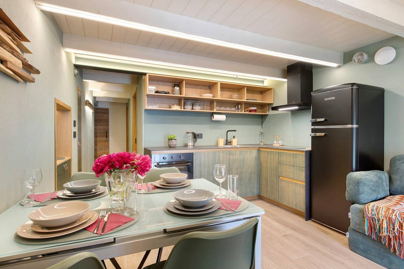 Ganze Wohnung, Apartment 'Appartamento 4' mit Bergblick, Wlan und Klimaanlage in Aosta, Walliser Alpen