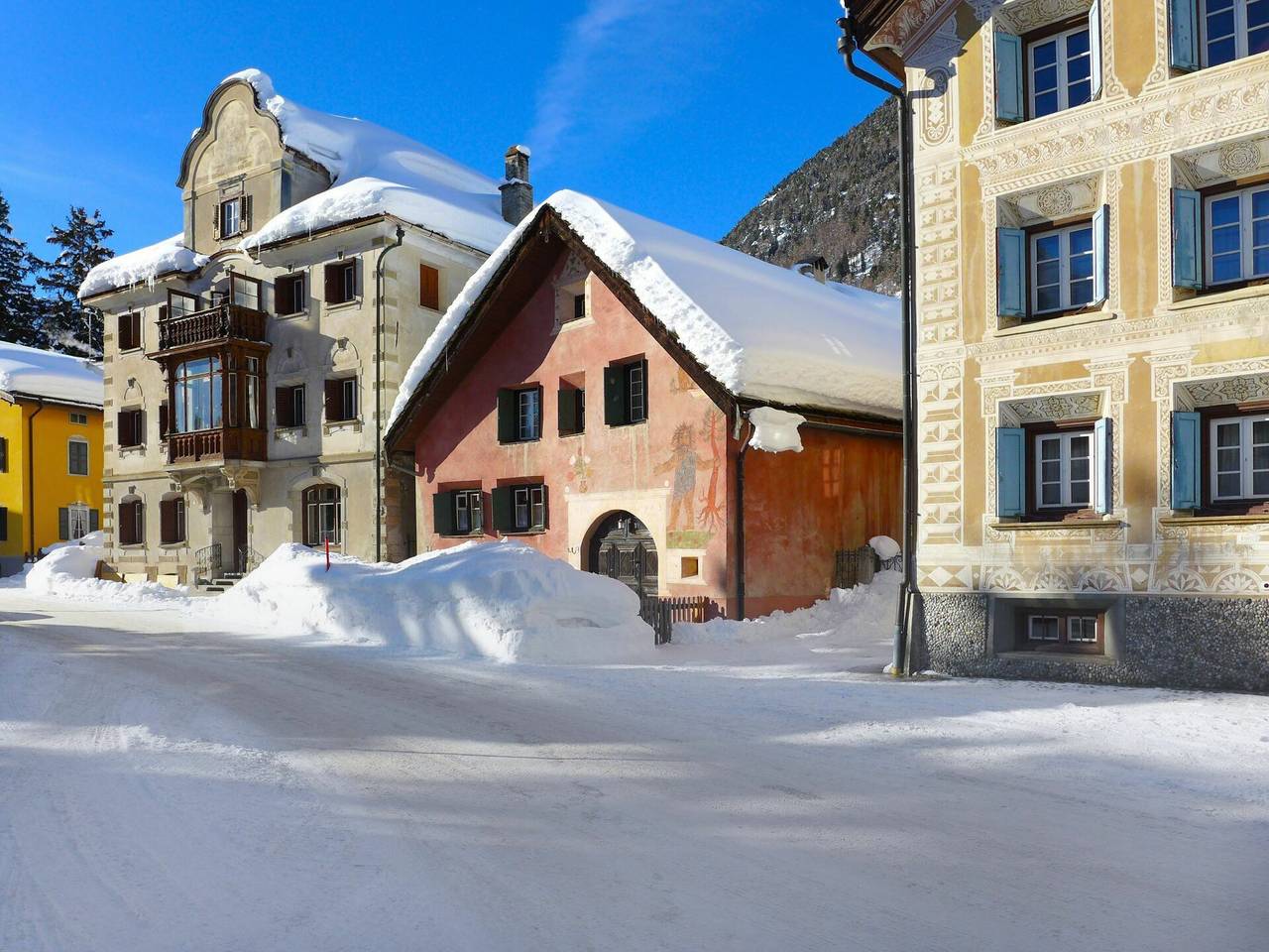 Geheel appartement, Chesa Rossa - Chesa Rossa 2.1 in Bever, Oberengadin