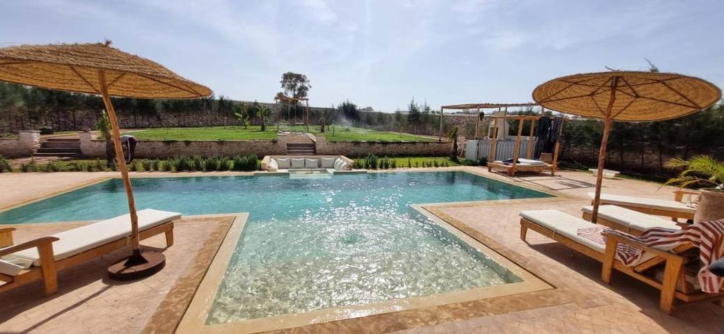 Location de vacances pour 8 personnes, avec piscine ainsi que vue et terrasse, animaux acceptés dans Sidi Kaouki - 3