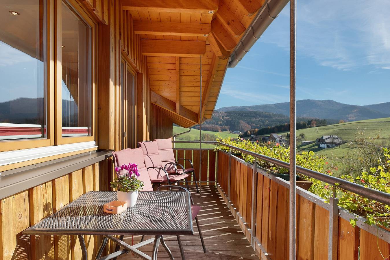 Ganze Wohnung, Apartment 'Talblick, 75qm' mit Bergblick, Balkon und Wlan in Elzach, Mittlerer Schwarzwald