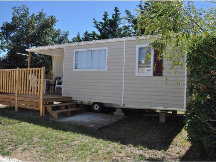 Mobil home pour 4 personnes, avec piscine et terrasse, animaux acceptés - 1