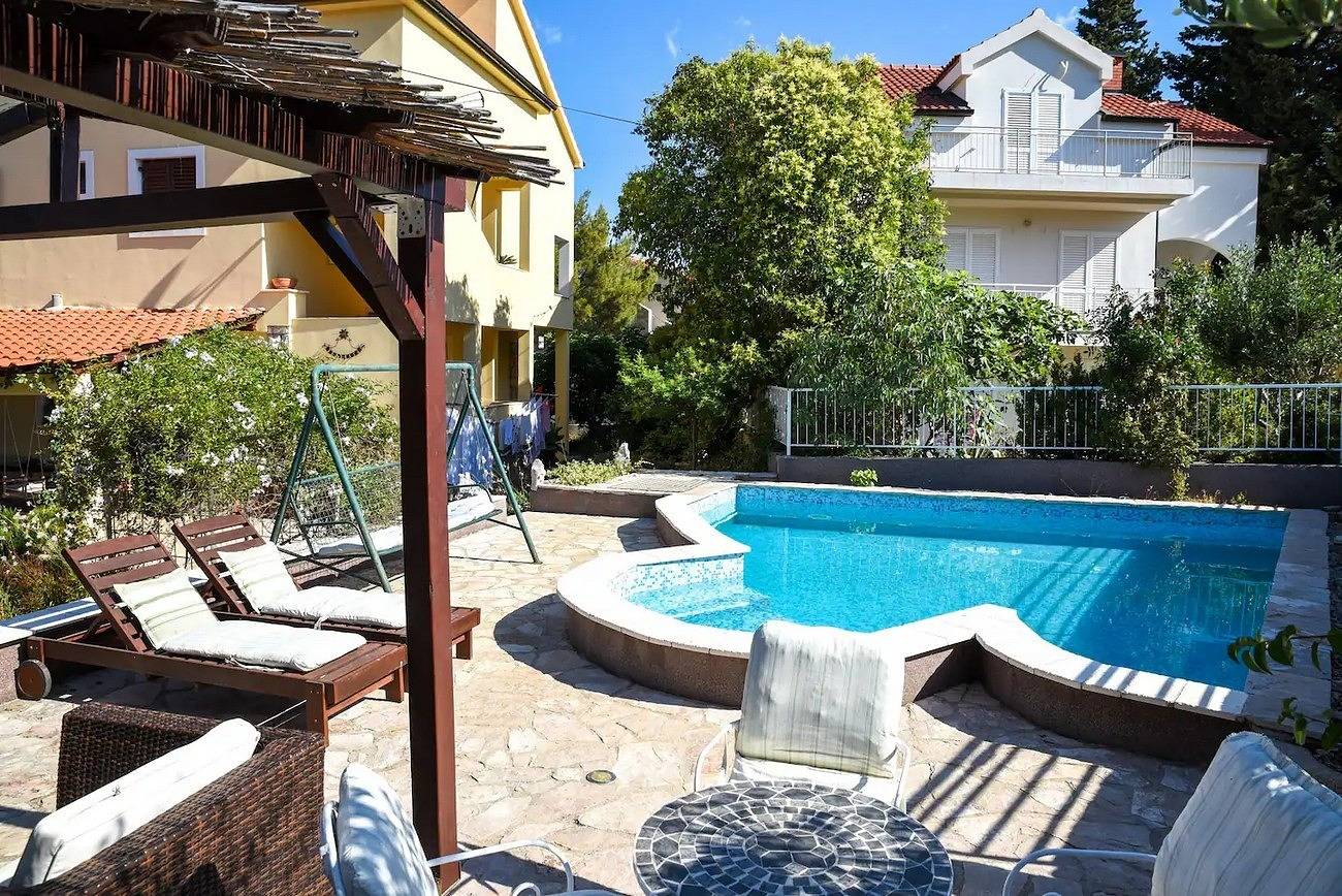 Apartamento entero, Apartamento de una habitación con balcón y vista al mar Stari Grad, Hvar A-22629-c in Stari Grad, Hvar (isla)