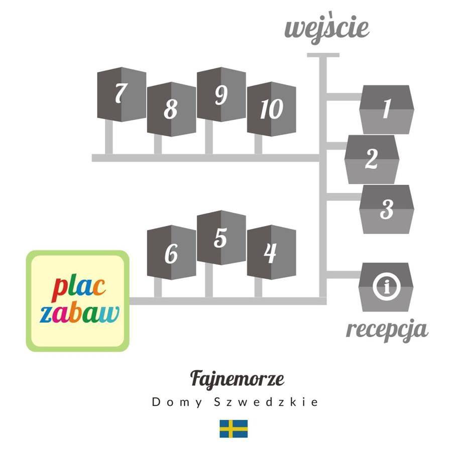 Fajnemorze - Domy Szwedzkie in Dębina, Gardno