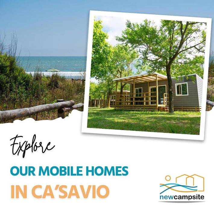 Camping für 6 Personen, mit Balkon und Terrasse sowie Garten und Kinderpool in Punta Sabbioni