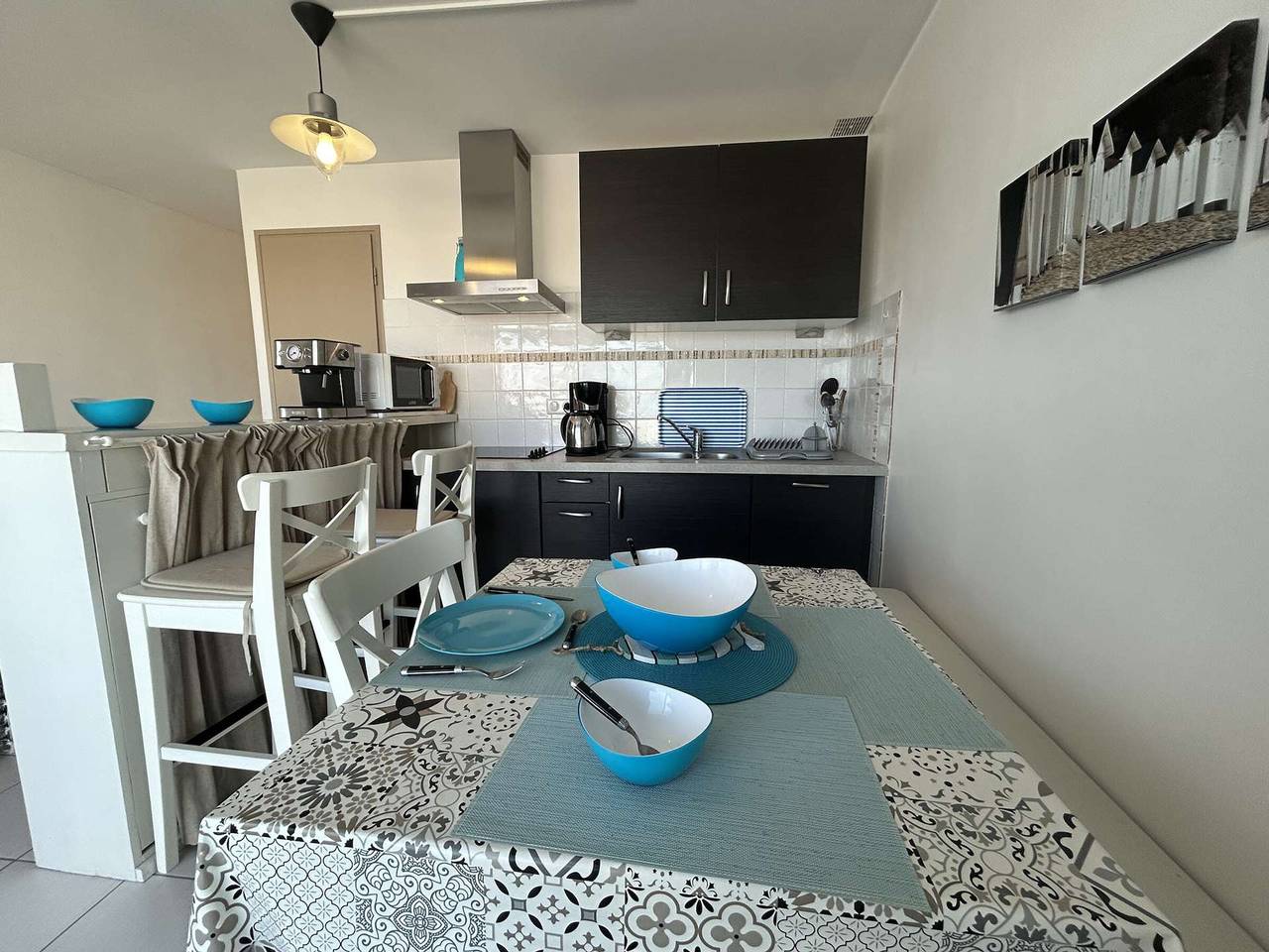 Ganze Wohnung, 2-Zimmer-Wohnung mit Balkon und Privatparkplatz in L'Herbaudière, Noirmoutier-en-l'Île