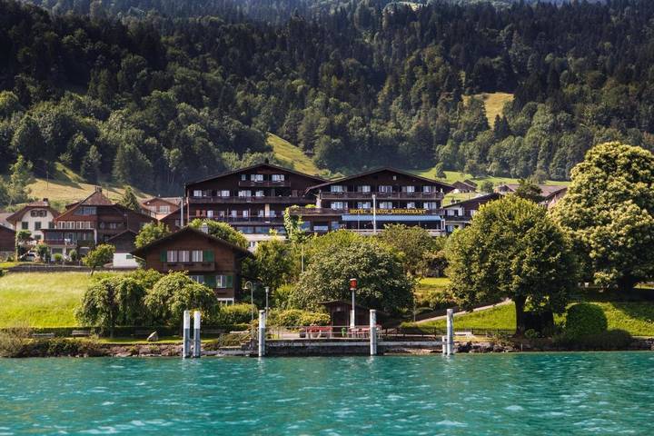Hotel für 2 Personen, mit Garten, mit Haustier am Thunersee