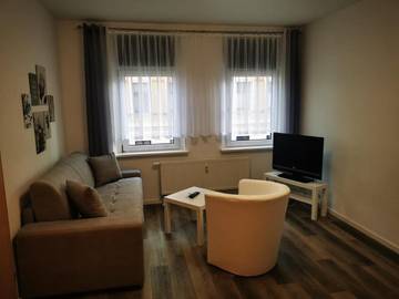 Ferienwohnung für 4 Personen, mit Terrasse am Zwenkauer See