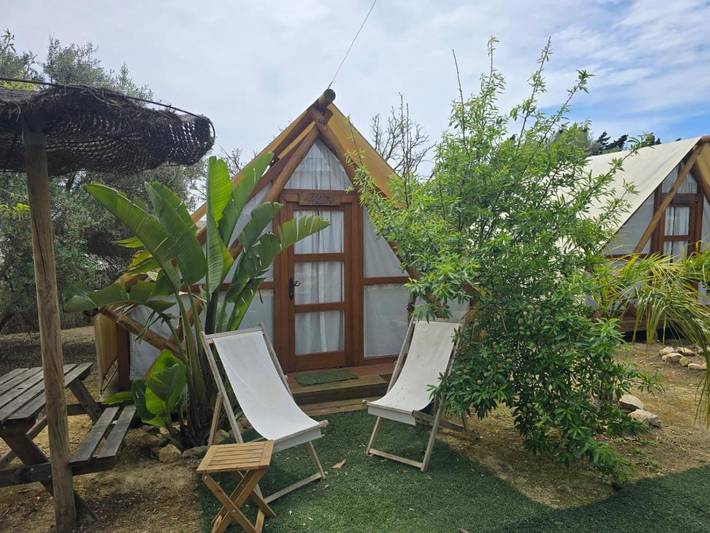 Camping für 4 Personen, mit Pool und Garten in Andalusien - 2