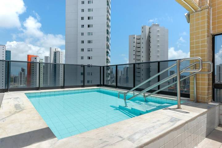 Apartamento para 3 personas, con vistas y piscina en Recife