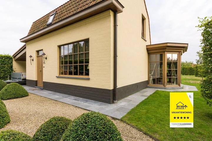 Maison de vacances pour 4 personnes, avec vue et jardin à Assenede