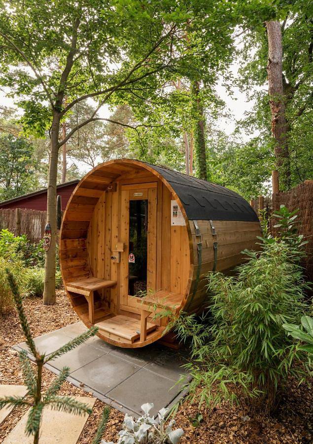 Zen-Bungalow No 4 met sauna en hottub in Hardenberg, Regio Zwolle
