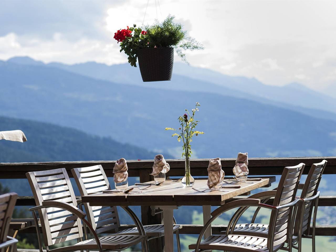 Biohotel Grafenast - Einzelzimmer Panorama in Tuxer Alpen, Pill