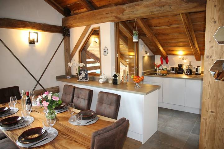 Gîte pour 8 personnes, avec balcon à Praz-sur-Arly - 4