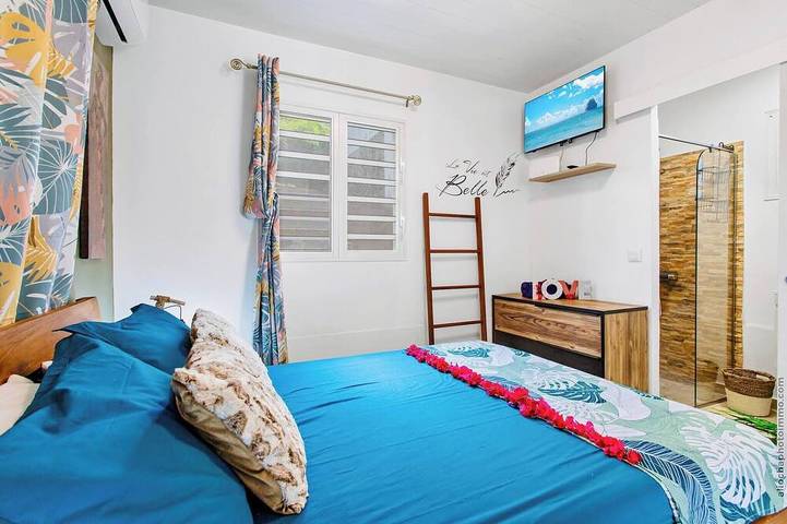 Chalet pour 2 personnes, avec balcon et jardin en Martinique - 4