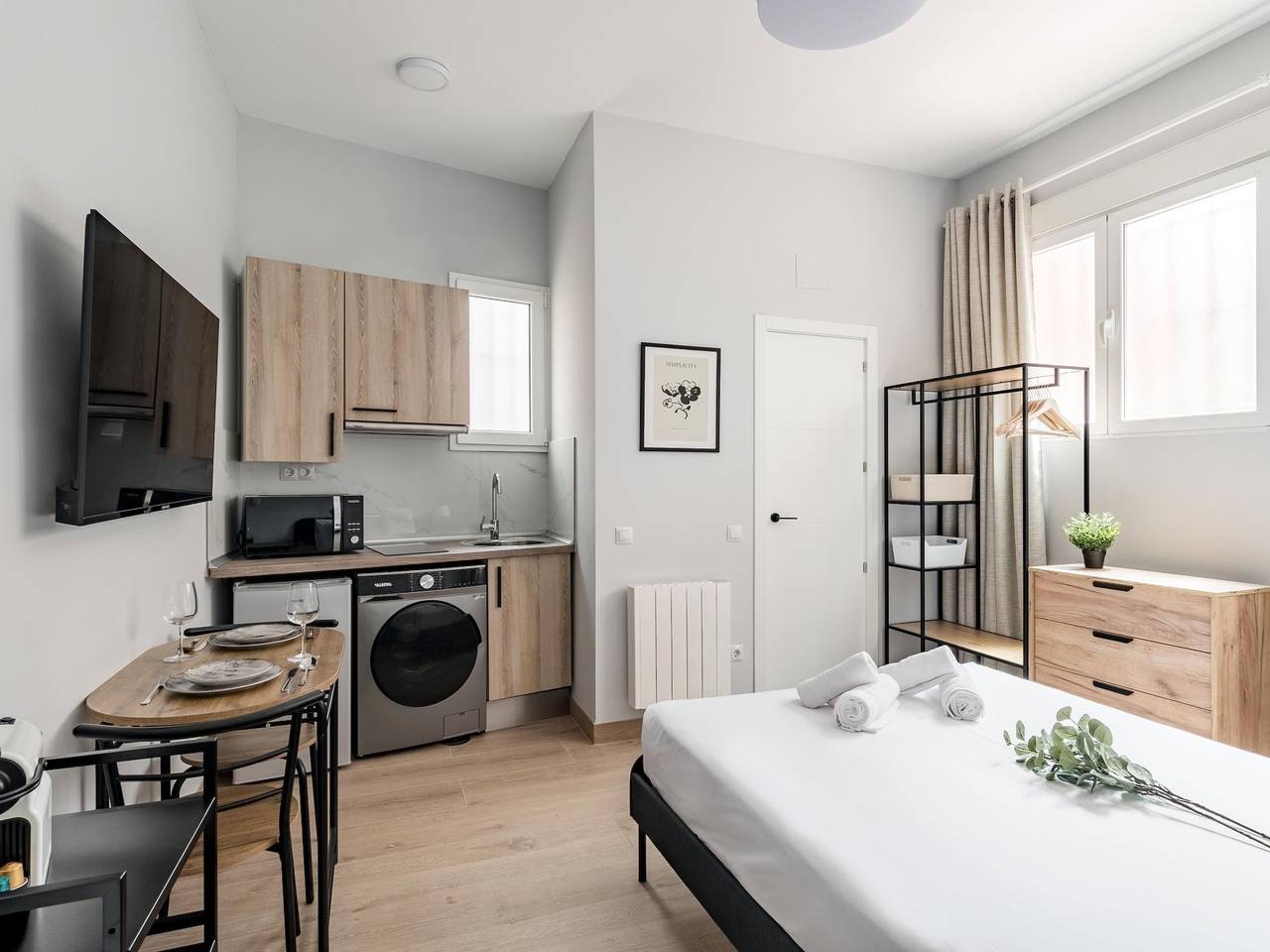Studio entier, Studio pour 2 personnes in Madrid, Communaute de Madrid