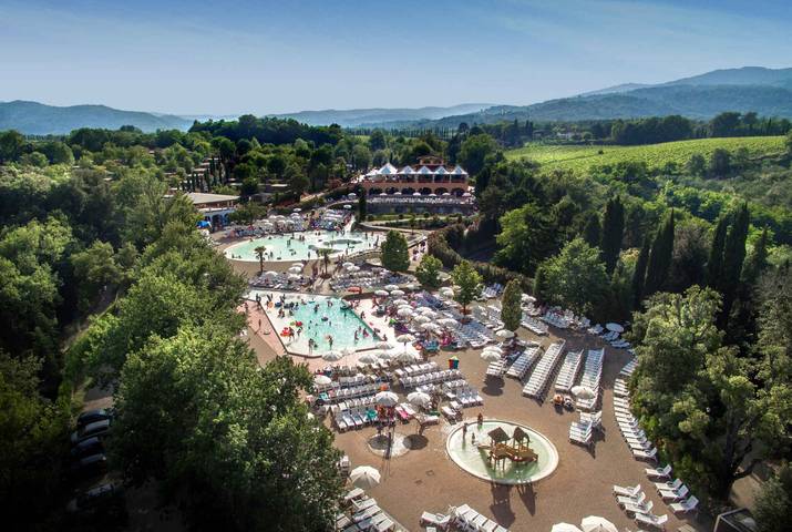 Camping per 7 persone, con giardino in Chianti