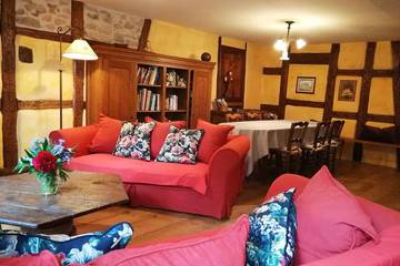 Gîte pour 5 personnes, avec terrasse et jardin à Andlau